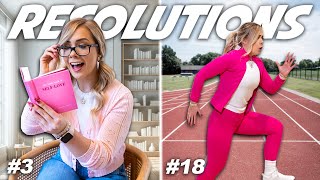24 NEW YEARS RESOLUTIONS IN 24 HOURS!
