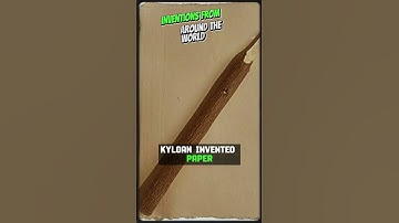 Inventions From Around The World🌍 #story #shorts #facts #curiosity #inventions #paper #cailun