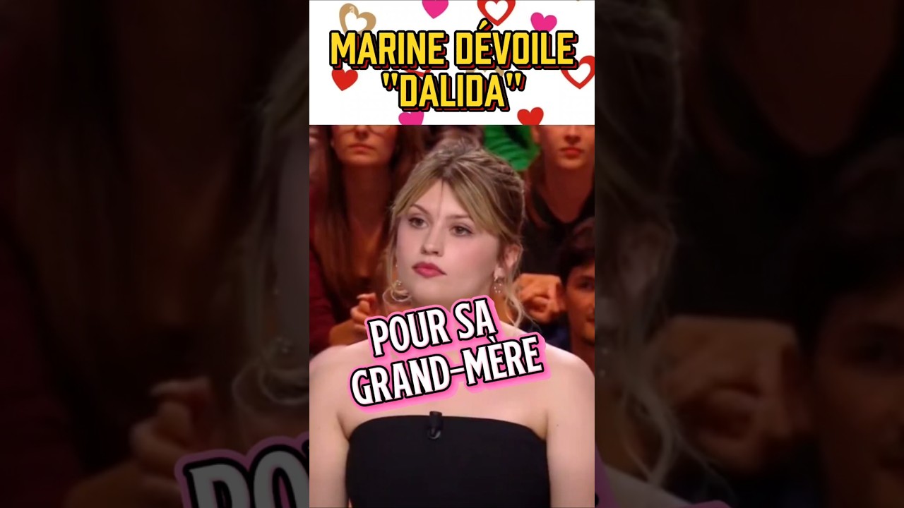 Marine dévoile "Dalida" : une chanson bouleversante sur sa grand-mère