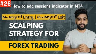 Scalping strategy for forex trading | How to add forex trading sessions indicator in MT4