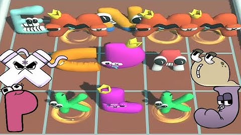 Merge Alphabet Lore Run - All levels Gameplay Android, iOS