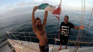 Border Crossing Mexico - USA via the Pacific + Lowering the Mexican Courtesy Flag