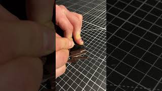 Just cutting natural leather