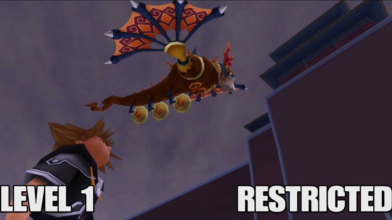 Kingdom Hearts 2 - Storm Rider (Level 1/Critical/No Damage/Restrictions) 