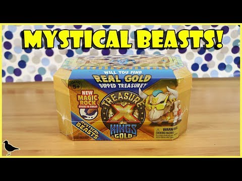 Treasure X Kings Gold Mystical Beasts Series 3 Opening! Trap Or Treasure? | Birdew Reviews