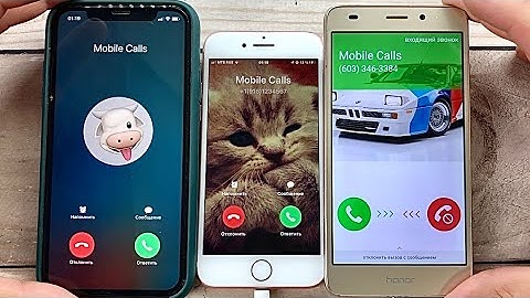 Mobile Calls iPhone 11, iPhone 7, Honor 5C/ Incoming Call, Crazy Mobile