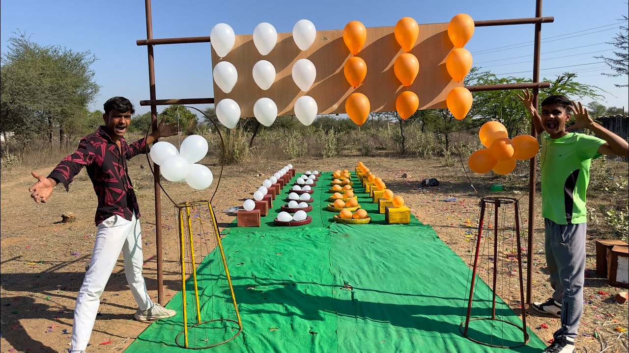 orange vs white: who wins the impossible course where every second counts & one kick defines destiny