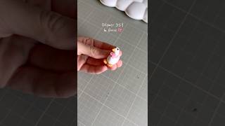 Guck mal: eine Gans 🪿🎀✨ #creative #polymerclay