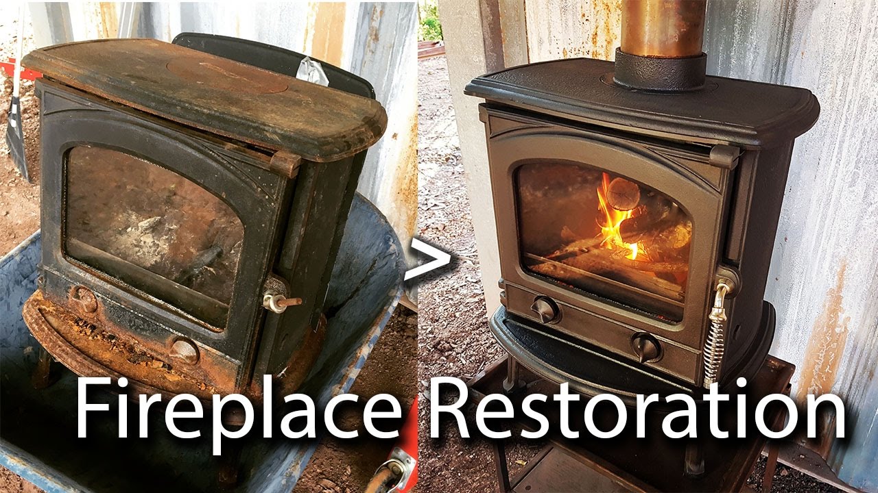 [Off Grid Build] Fixing up a rusted out cast iron wood 