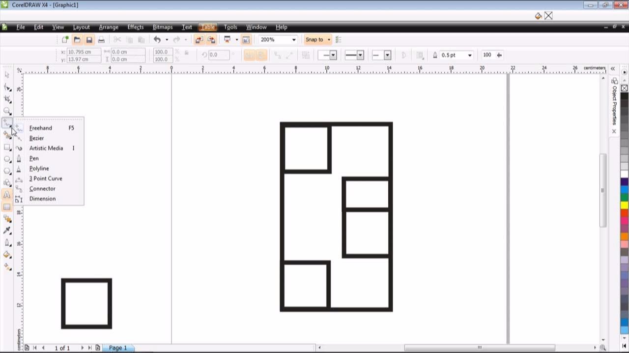 Desain Denah Rumah Dengan Coreldraw X4 YouTube