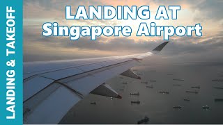 LANDING SINGAPORE CHANGI AIRPORT Onboard Singapore Airlines Airbus A350 - Short Final Approach by Traveller & CopenhagenInFocus 1,300 views 2 months ago 2 minutes, 23 seconds