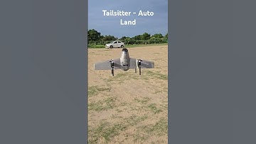 VTOL Tailsitter Auto Land #drone #ardupilot #pixhawk #vtol #arduplane