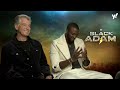 Aldis Hodge and Pierce Brosnan talk Black Adam