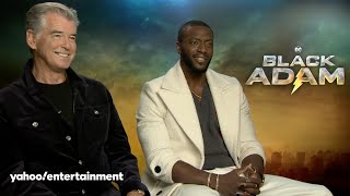 Aldis Hodge and Pierce Brosnan talk Black Adam