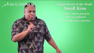 Pidgin Word of the Week - Small Kine