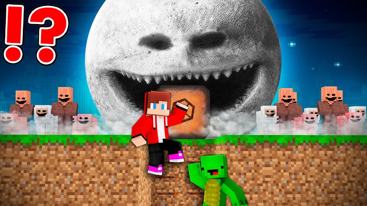 INFECTING Moon Wakes Up vs Doomsday Bunker in Minecraft - Maizen JJ and Mikey