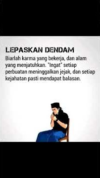 hati mu kn tenangjika melepaskan dendam#@ #quotes