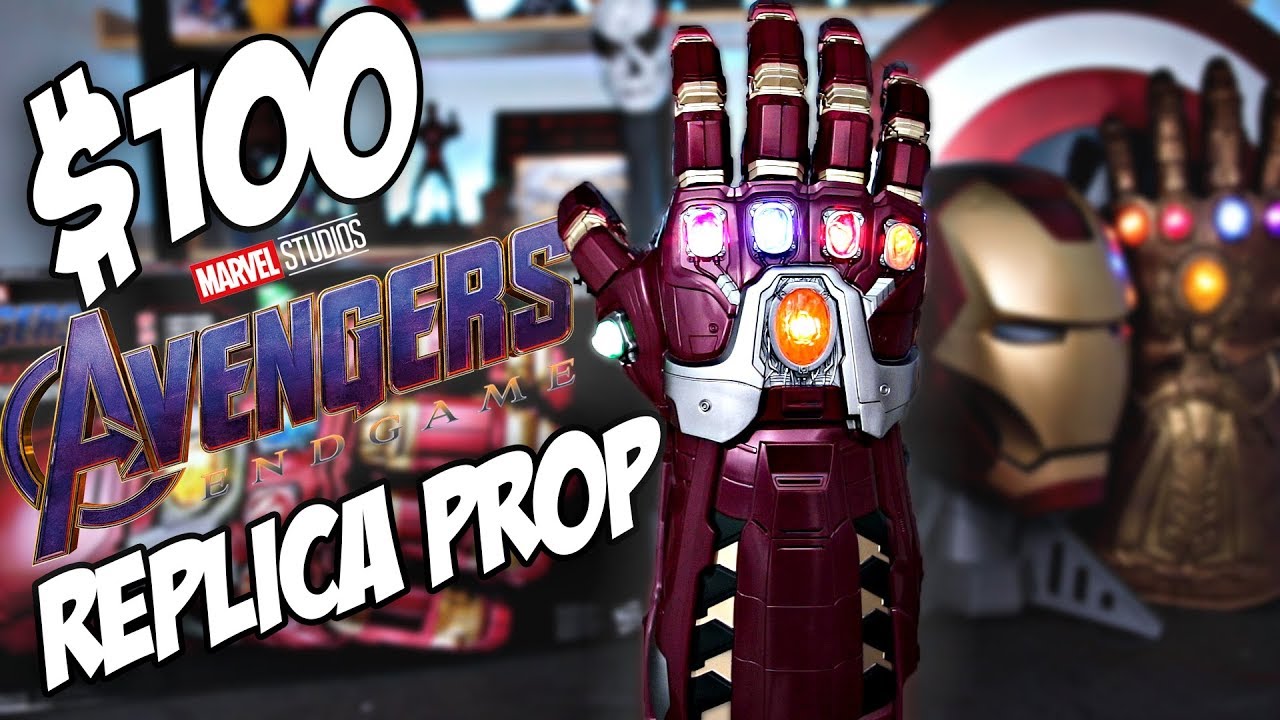 $100 Avengers Endgame Power Gauntlet Review! Nano Gauntlet