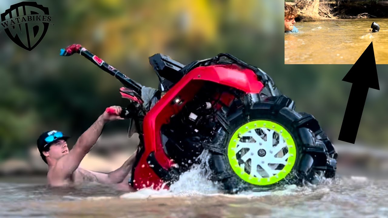 6 HONDA RANCHERS GO HOLE FOR HOLE IN DEEP WATER 