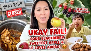 UKAY FAIL in Rural Korea! 😱 Sour Blackberry, SWEETEST Apple & LE’s Favorite Adobo! 