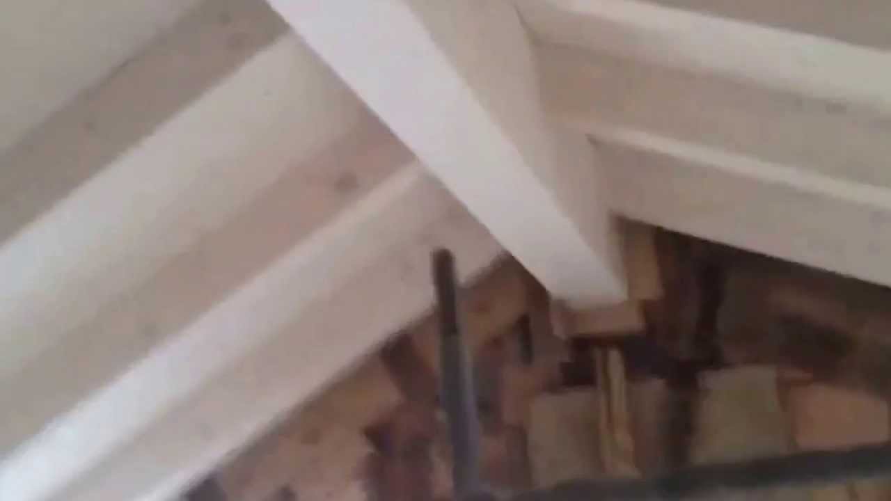 Tetto in legno lamellare! www.trevitetti.it youtube Tetto in legno lamellare bianco