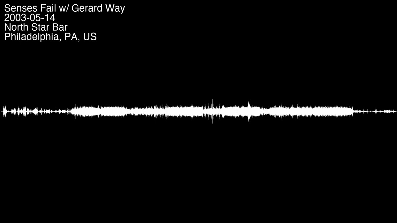 Senses Fail w/ Gerard Way (My Chemical Romance), 2003-05-14, North Star Bar, Philadelphia, PA, US