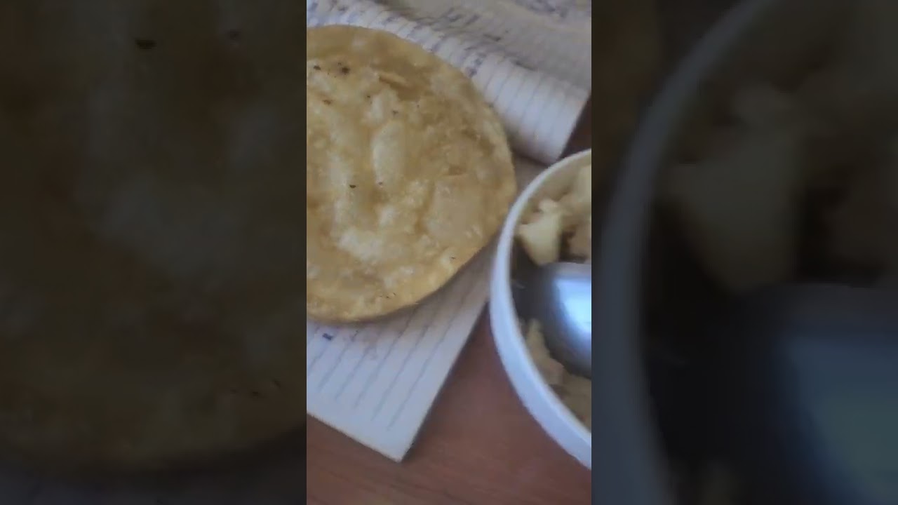 Halwa Puri breakfast 😋 👌 😍