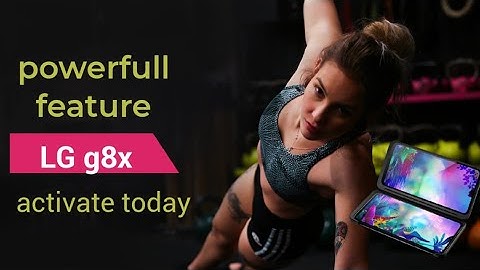 LG g8x one hand mode tricks/ don