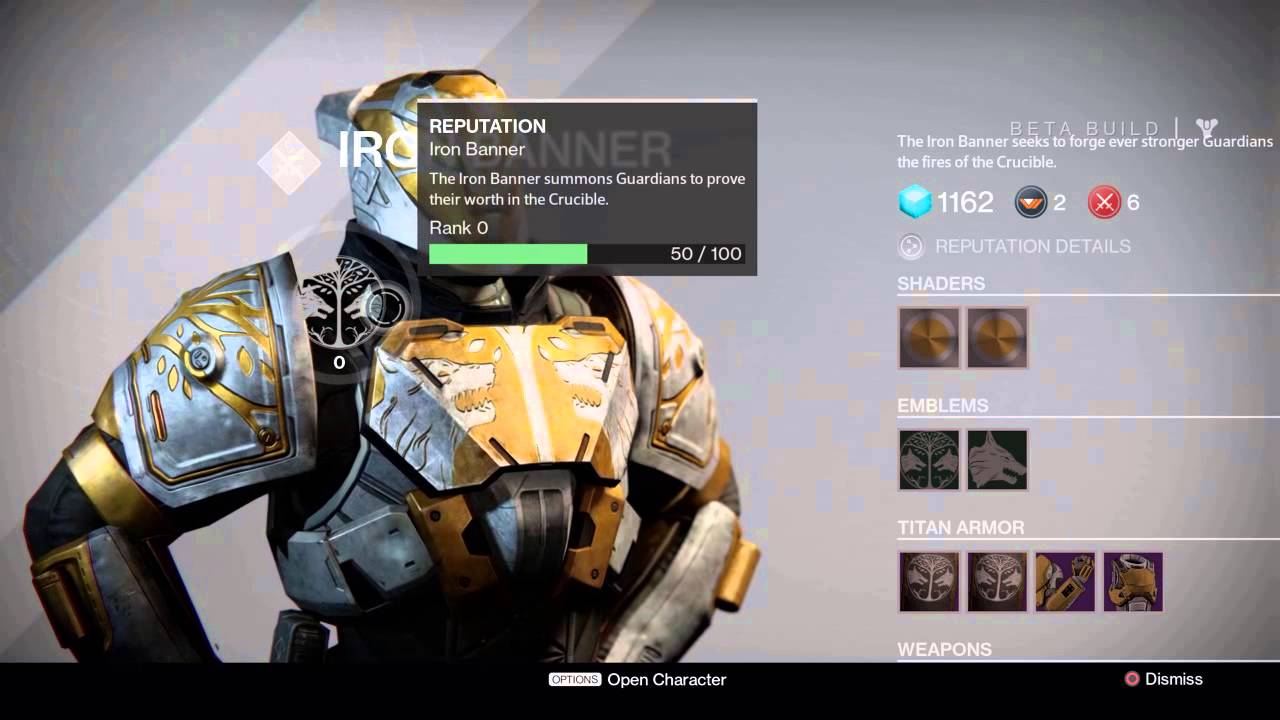 Destiny: How to level up Iron Banner Reputation Fast
