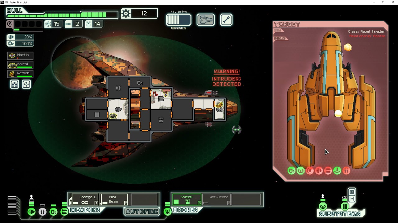 FTL-ADVANCED EDITION-HARD MODE-HOW TO BABY RAGE PILOTING THE SIMO-H (STEALTH CRUISER TYPE C)