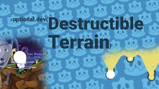How to create Destructible Terrain in Godot.