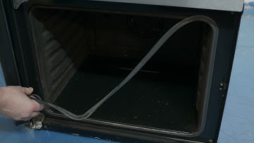 How to replace a oven door seal on a Zanussi cooker