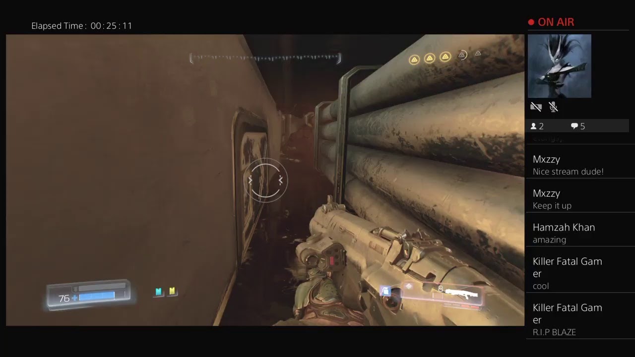 ShadowBlaze61's Live PS4 Broadcast playing DOOM