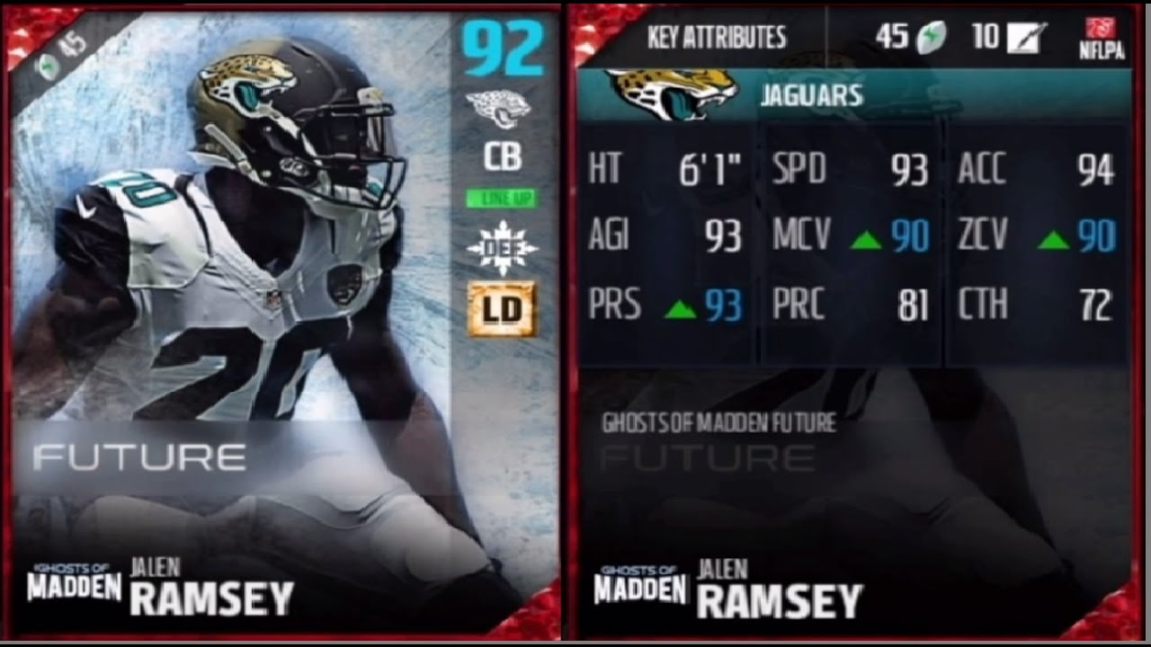 Ghost of Madden Future Jalen Ramsey | Player Review | Madden 17 Ultimate Team Gameplay