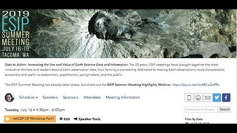 netCDF-CF Workshop Part I