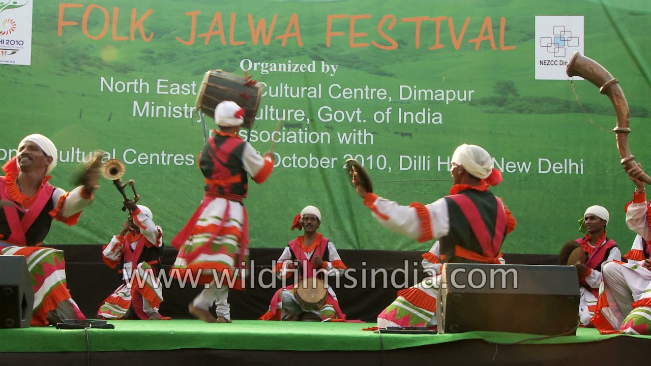 Folk dancers of Uttarakhand perform Chholiya dance