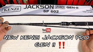 KENZI NEW JACKSON PRO GEN II SPINNING ROD GALATAMA SERIES