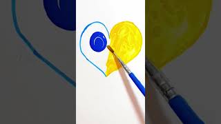 Mesmerizing Painting and Color Mixing: Relaxation Art and Color Theory Explained #youtubeshorts #art