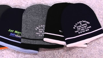 Personalized Hats - Double Striped Beanie - MARCO