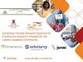 Using Open Access Research Solutions to Improve the Academic Lifecycle for the Academic Community