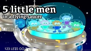 5 Little men in a Flying Saucer - Kids Songs in English - Childrens Learning