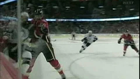 Robyn Regehr clobbers Martin St. Louis