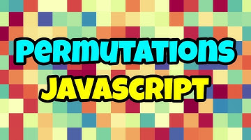 Permutations JavaScript