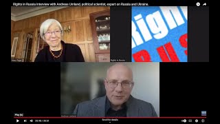 Rights in Russia interview with Andreas Umland, political scientist, expert on Russia and Ukraine.