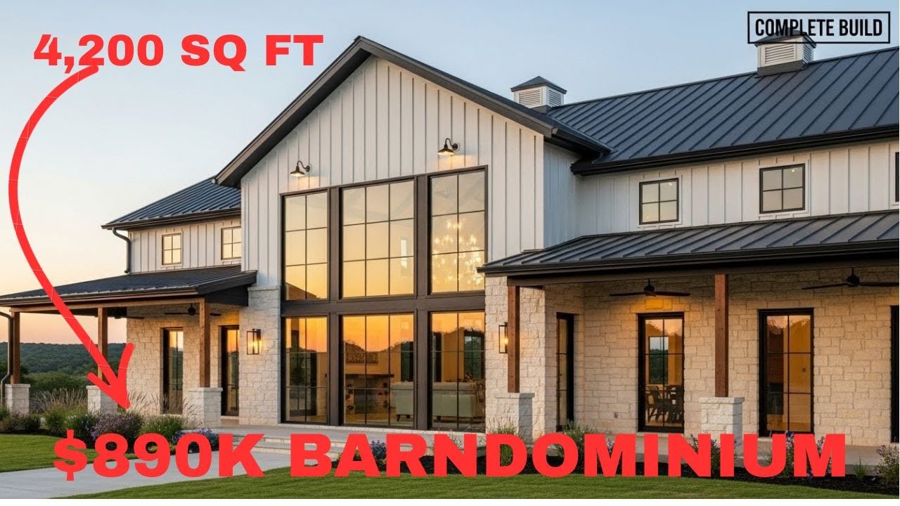 Inside a $890K LUXURY Barndominium - This Changes Everything About Metal Building Homes (Full Tour)