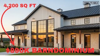 Inside a $890K LUXURY Barndominium - This Changes Everything About Metal Building Homes (Full Tour)