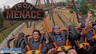 NEW Iron Menace OnRide Reaction! | Dorney Park Newfor2024