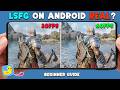 How to Setup Lossless Scaling Frame Generation on Android | LSFG Android Full Setup Guide