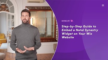 How to Embed a Natal Synastry Widget on Wix Website |  Divine API