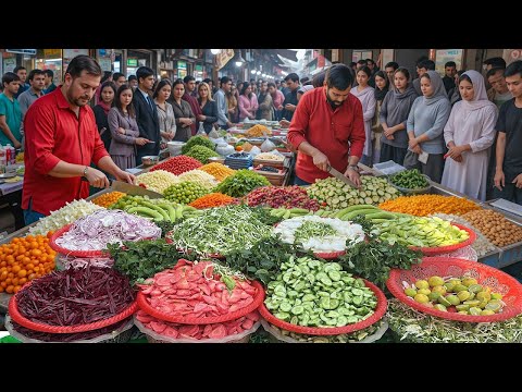 HARDEST WORKING STREET FOOD VENDORS IN PAKISTAN Nonstop Street Food Cooking Compilation